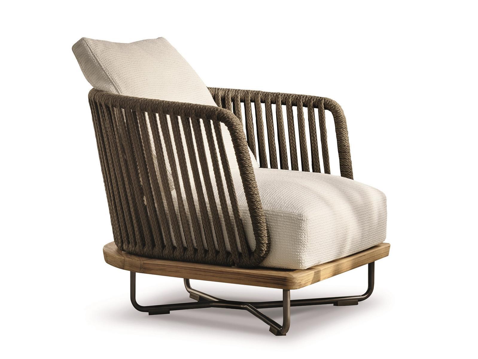Teak garden armchair | Sunray by Minotti