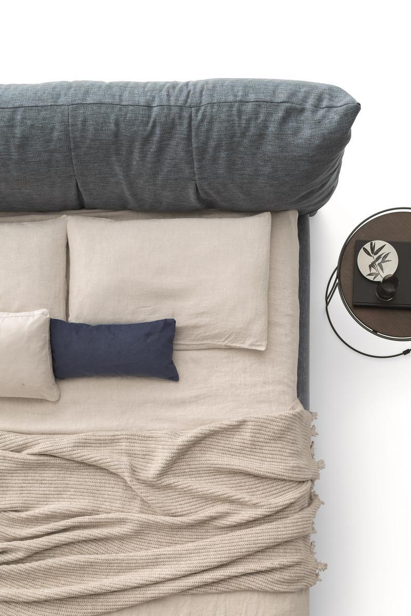 Upholstered fabric bed with upholstered headboard | Papilo by Ditre Italia