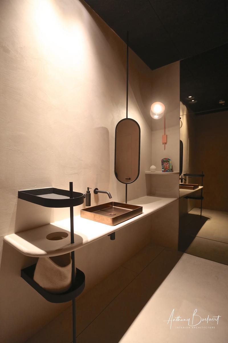 LED glass and aluminium wall lamp | Bangster by Dark