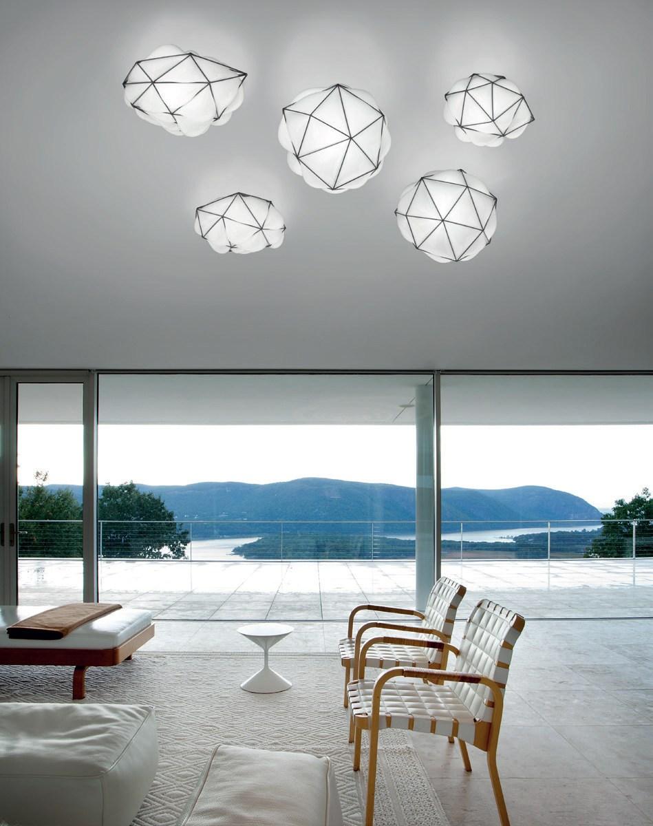 Contemporary style wall lamp / ceiling lamp | Semai Pp/pl by Vistosi