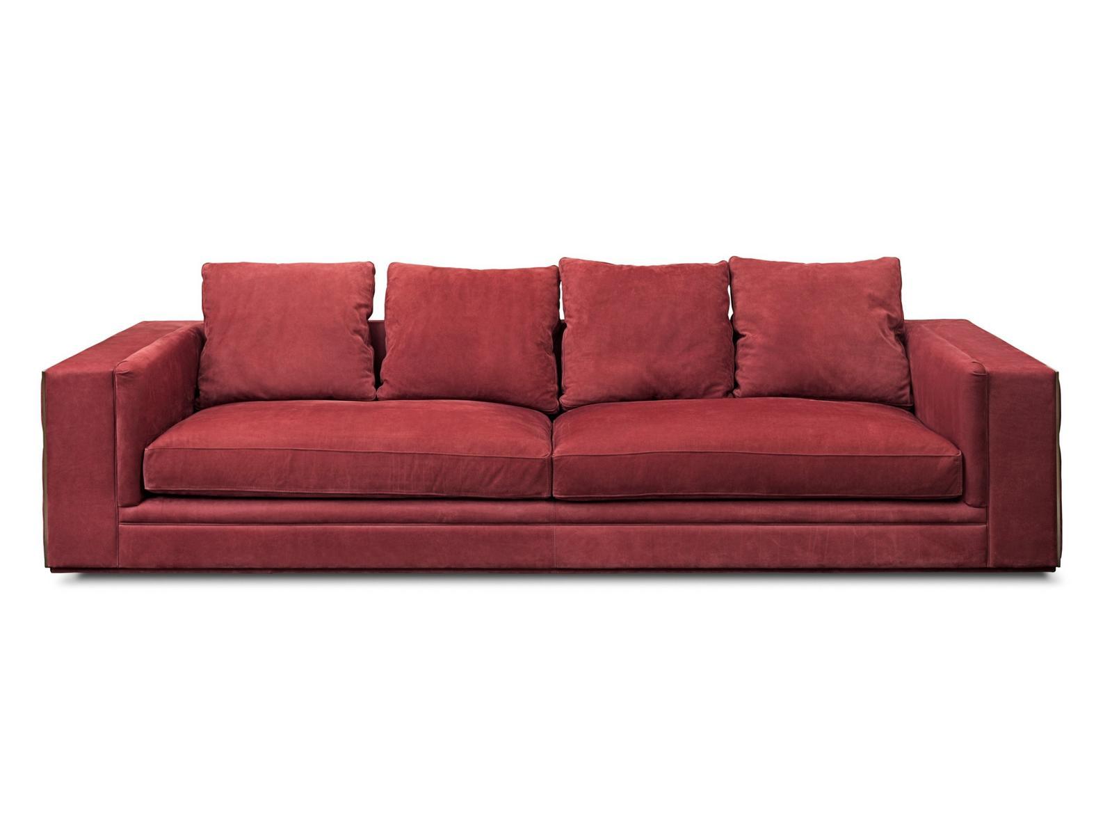Sectional leather sofa | Babylon by Visionnair