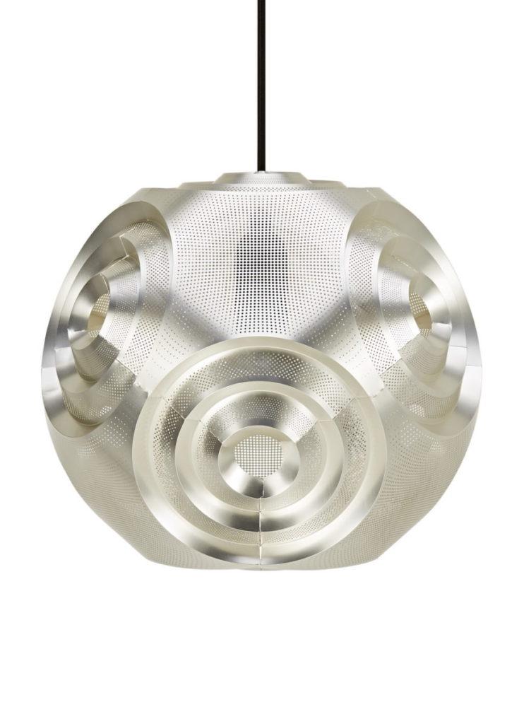 Metal pendant lamp in a contemporary style | Curve by Tom Dixon