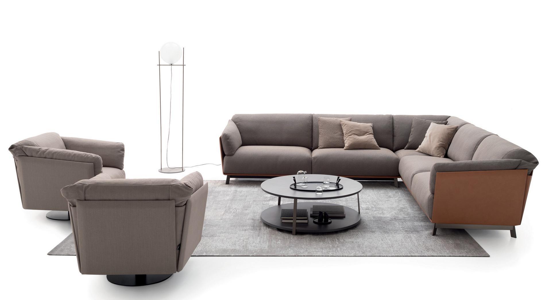 Corner sectional fabric sofa | Kailua by Ditre Italia