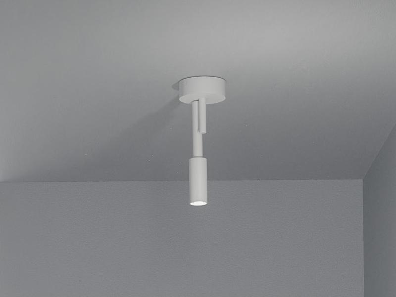 LED adjustable aluminium ceiling lamp | Tubino by Panzeri