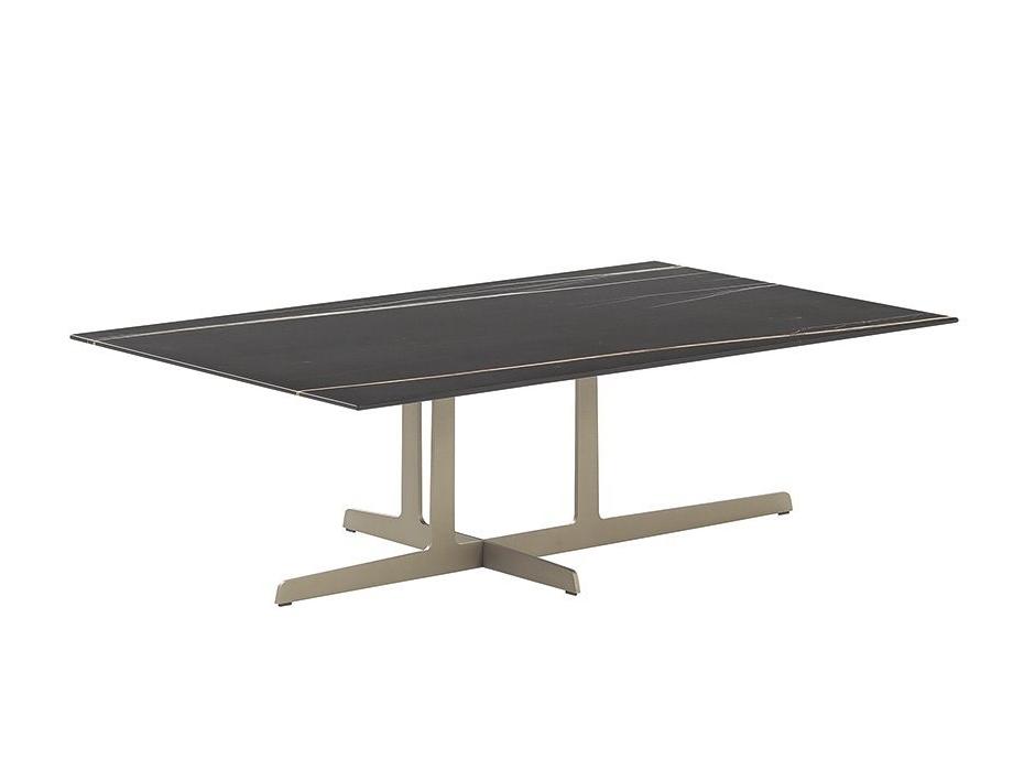 Rectangular marble coffee table | Westside by Poliform