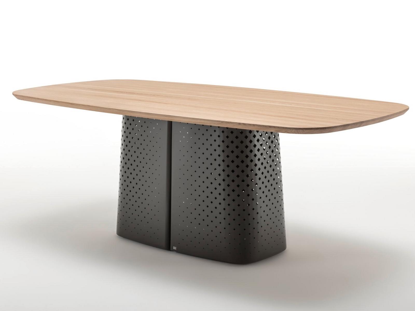 Rectangular wooden table | 929 by Rolf Benz