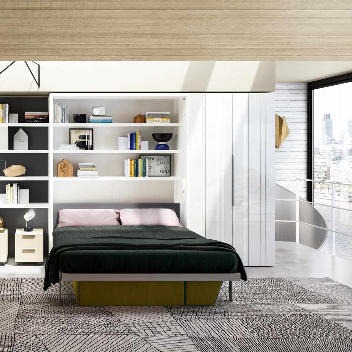 Convertible pull-down double bed | Penelope 2 Board by CLEI