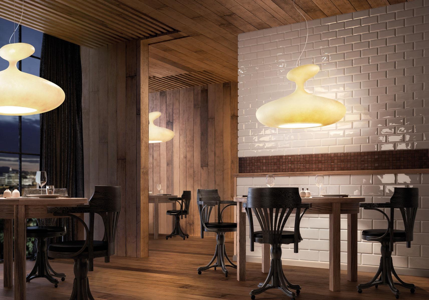 Fiberglass pendant lamp | E.t.a. Sat by Kundalini