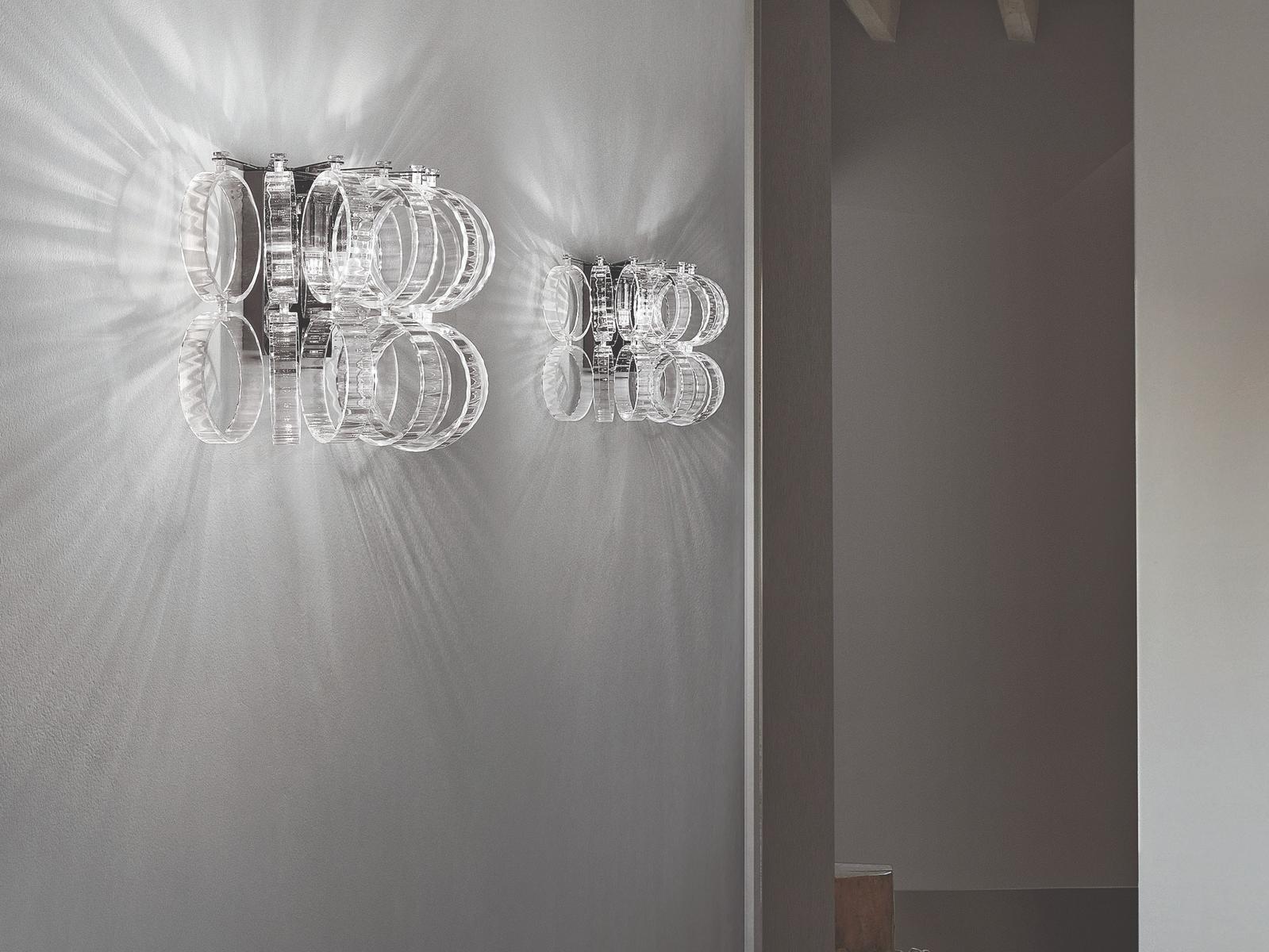 Glass wall lamp | Ecos Ap 35 by Vistosi