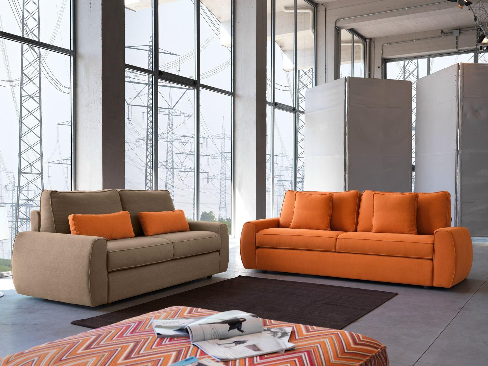 Sectional fabric sofa | Shepard by Domingo salotti