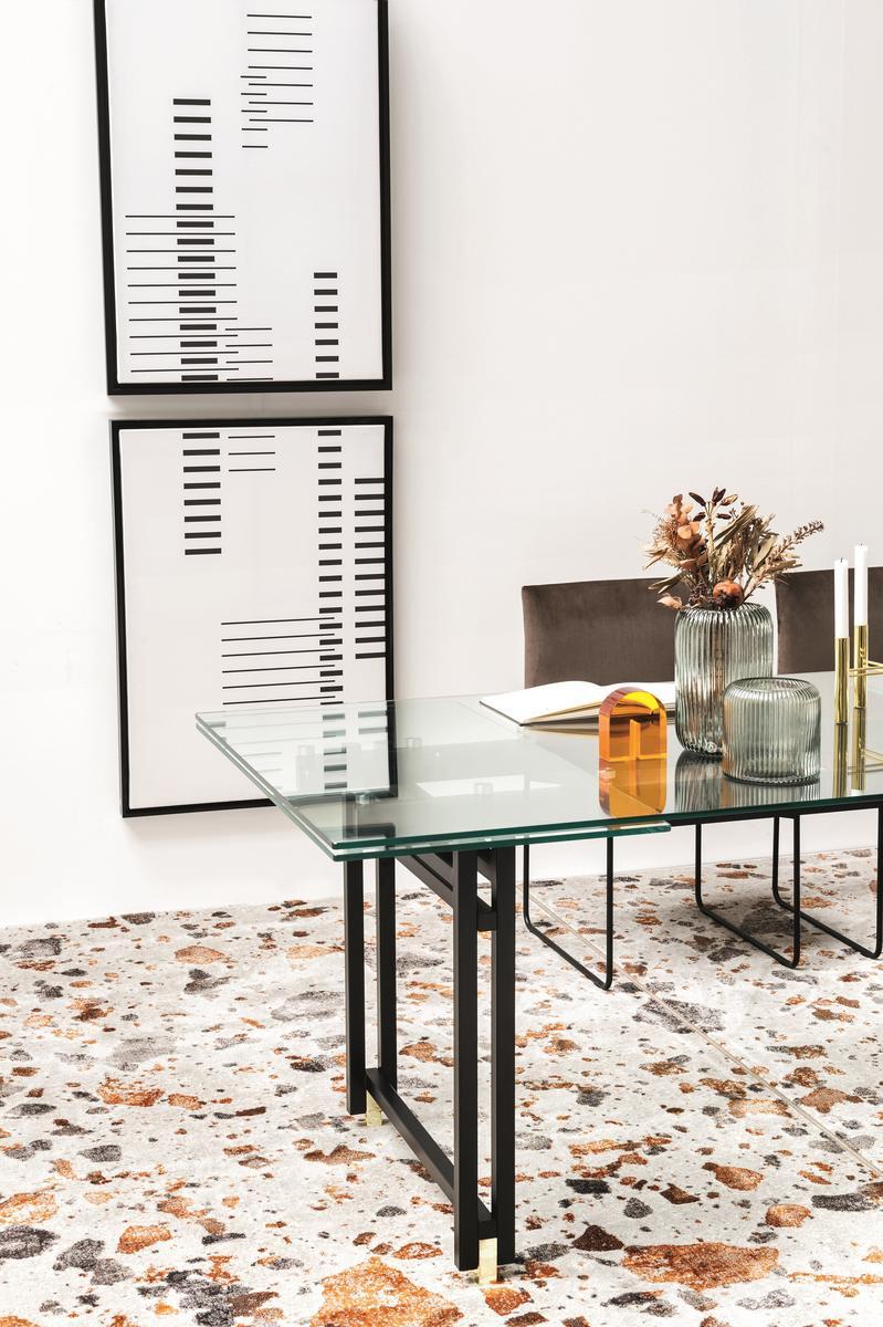 Extending rectangular glass table | Berlin by Calligaris