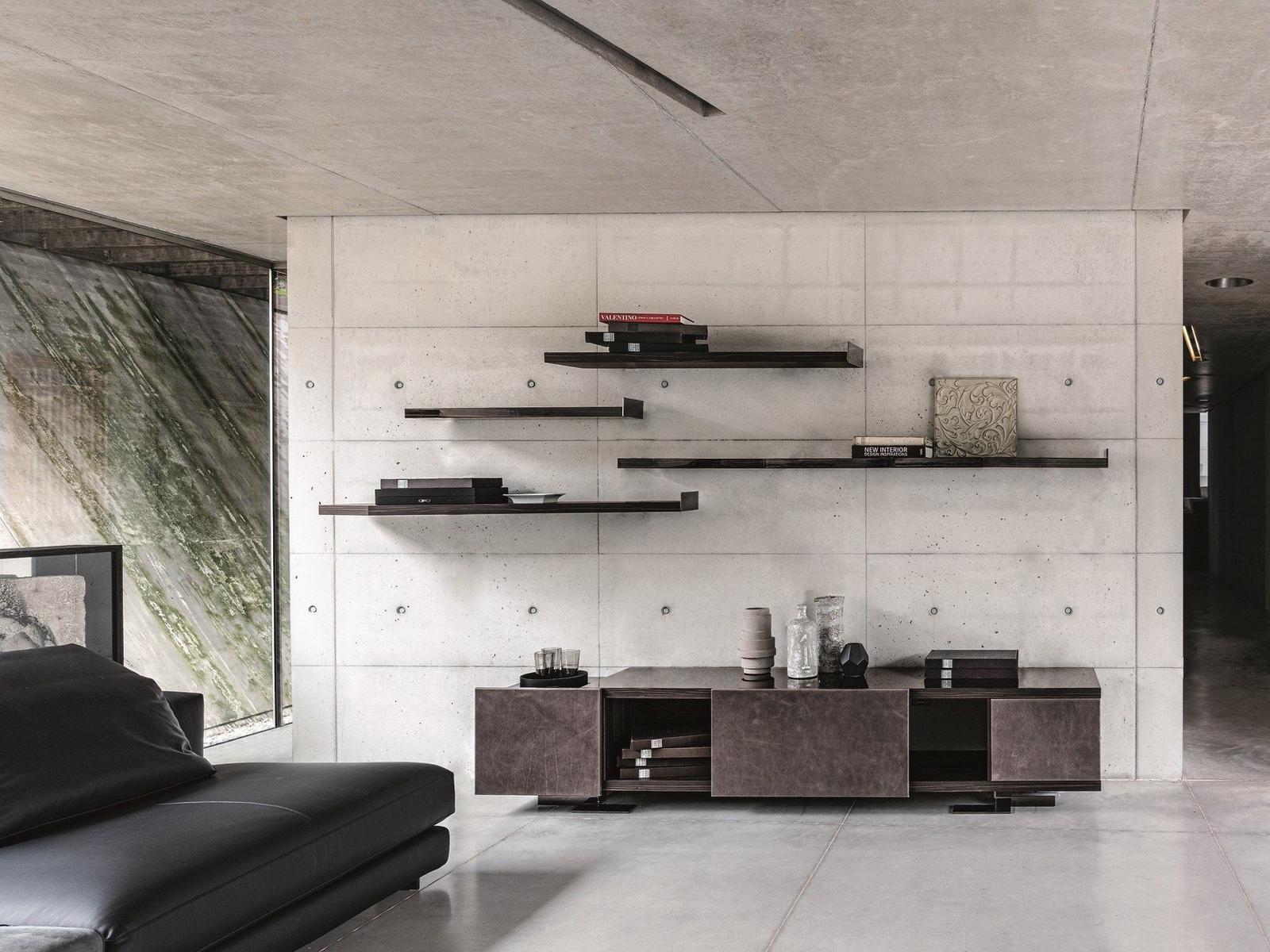 Sucupira sideboard with sliding doors | Endor by Arketipo