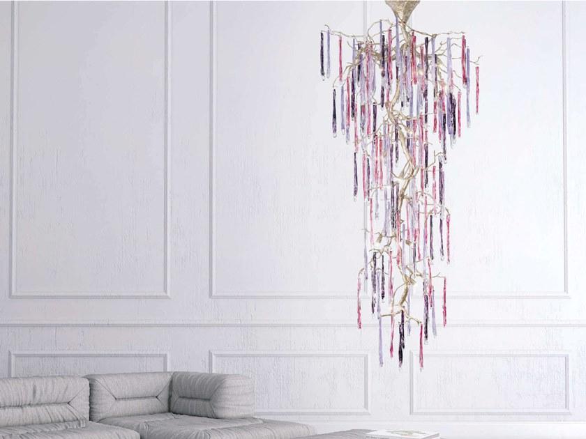 Handmade bronze pendant lamp | Glamour Ct3234/15 by Serip