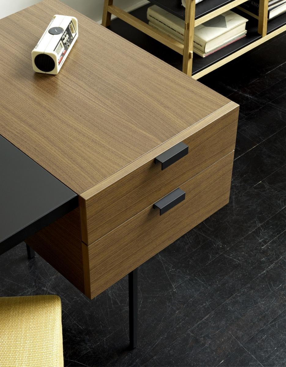 Rectangular wooden writing desk with drawers | Tanis by Ligne Roset