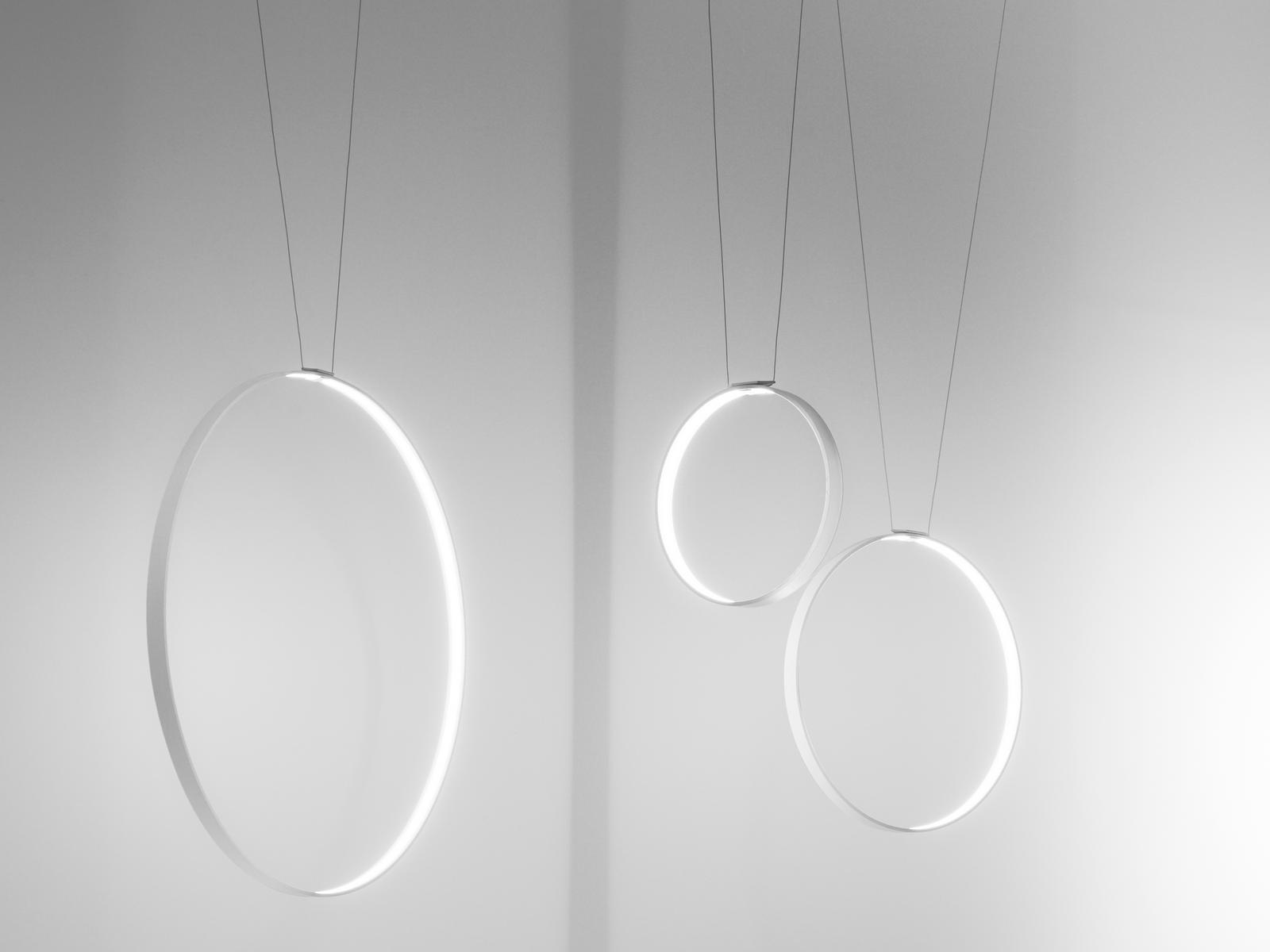 LED pendant lamp | Rings Verticale by Zava