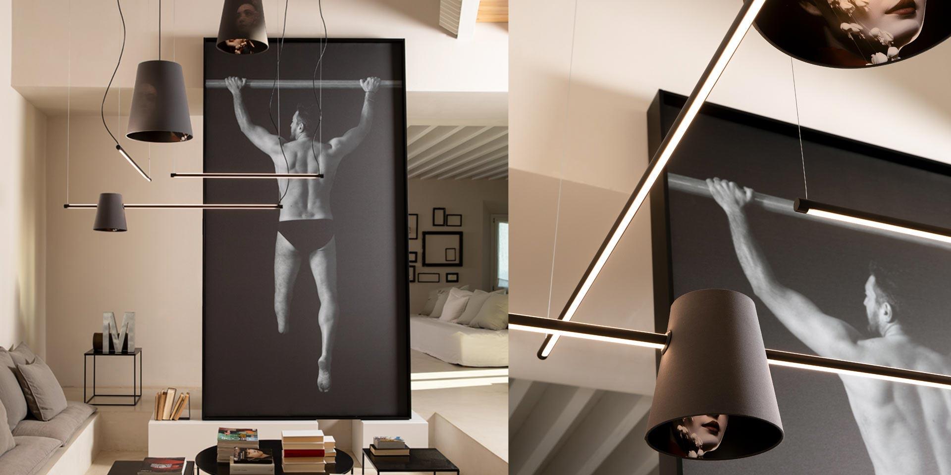 LED direct light cotton pendant lamp | Cupido by Karman