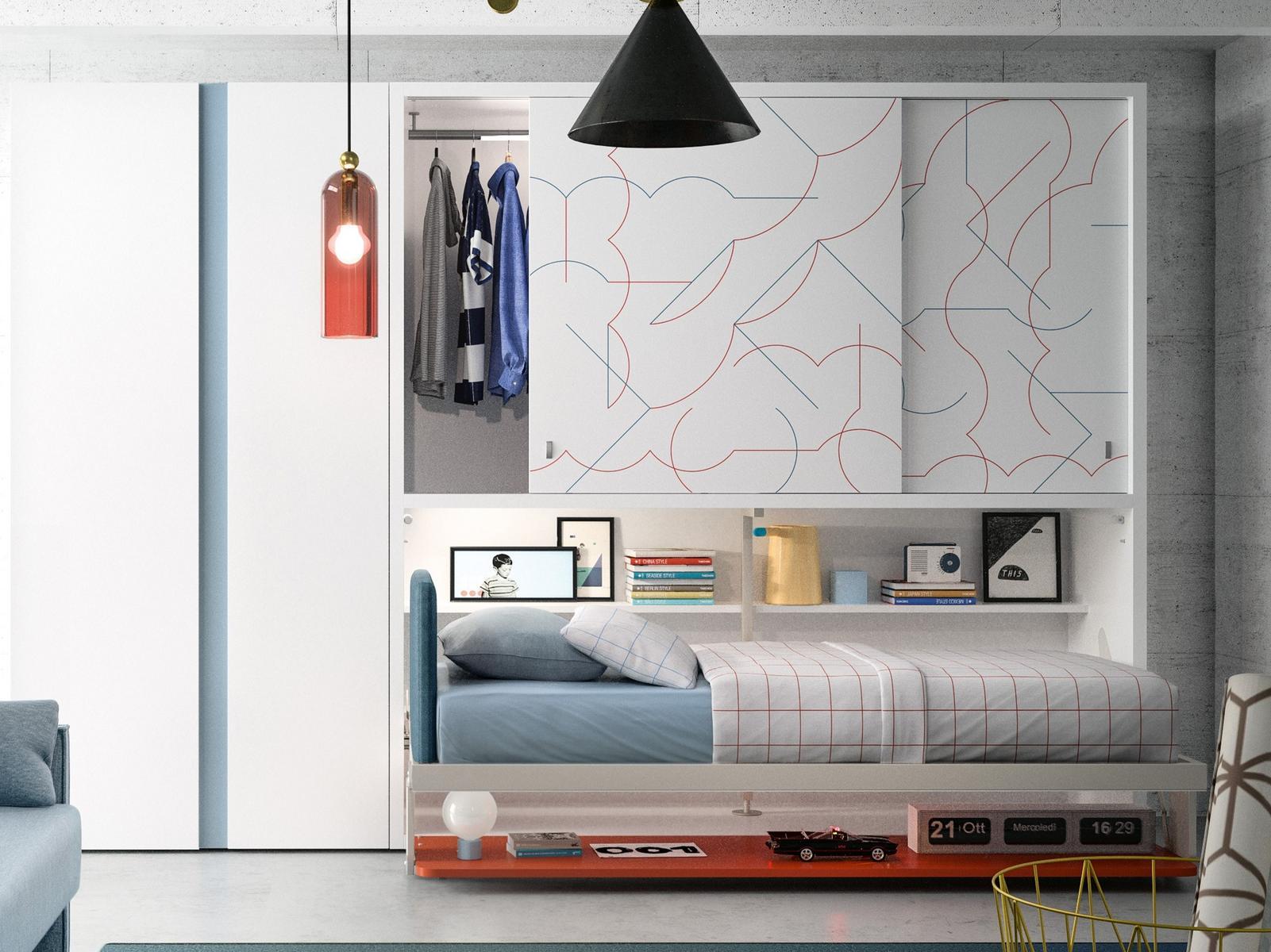 Pull-down convertible bed | Kali Ponte Board by CLEI