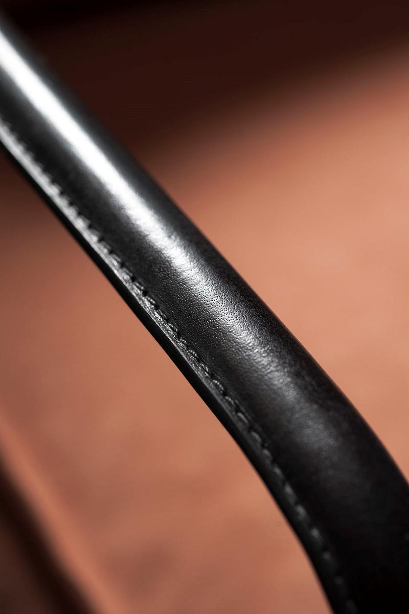 Leather armchair with armrests | Bruxelles by Baxter