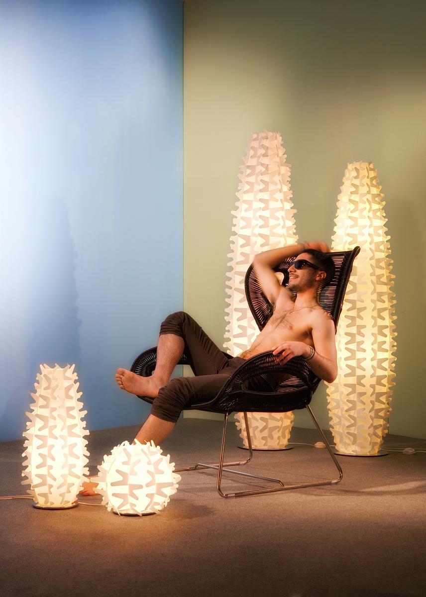 Opalflex® floor lamp | Cactus by Slamp