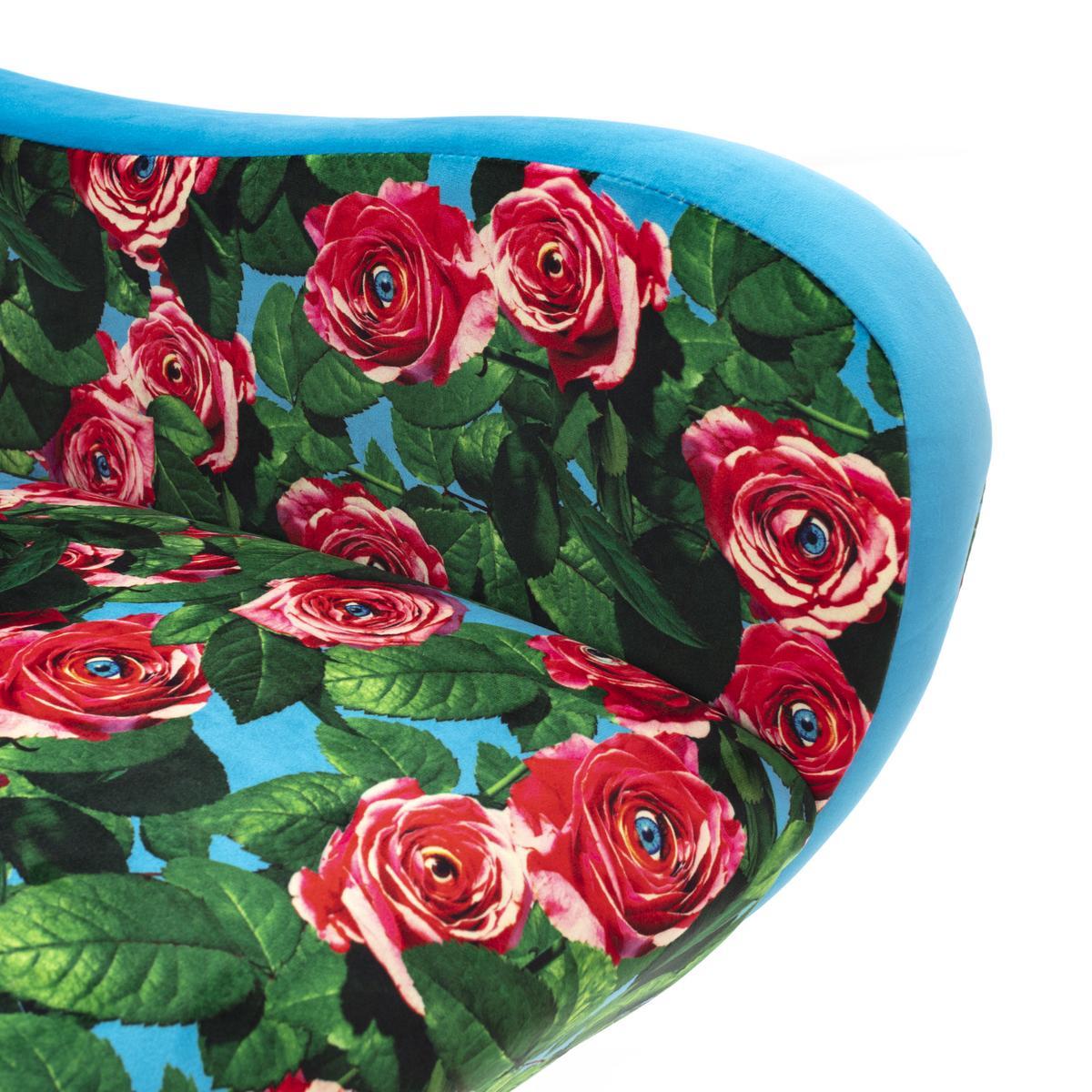 Fabric armchair with armrests | Roses by Seletti