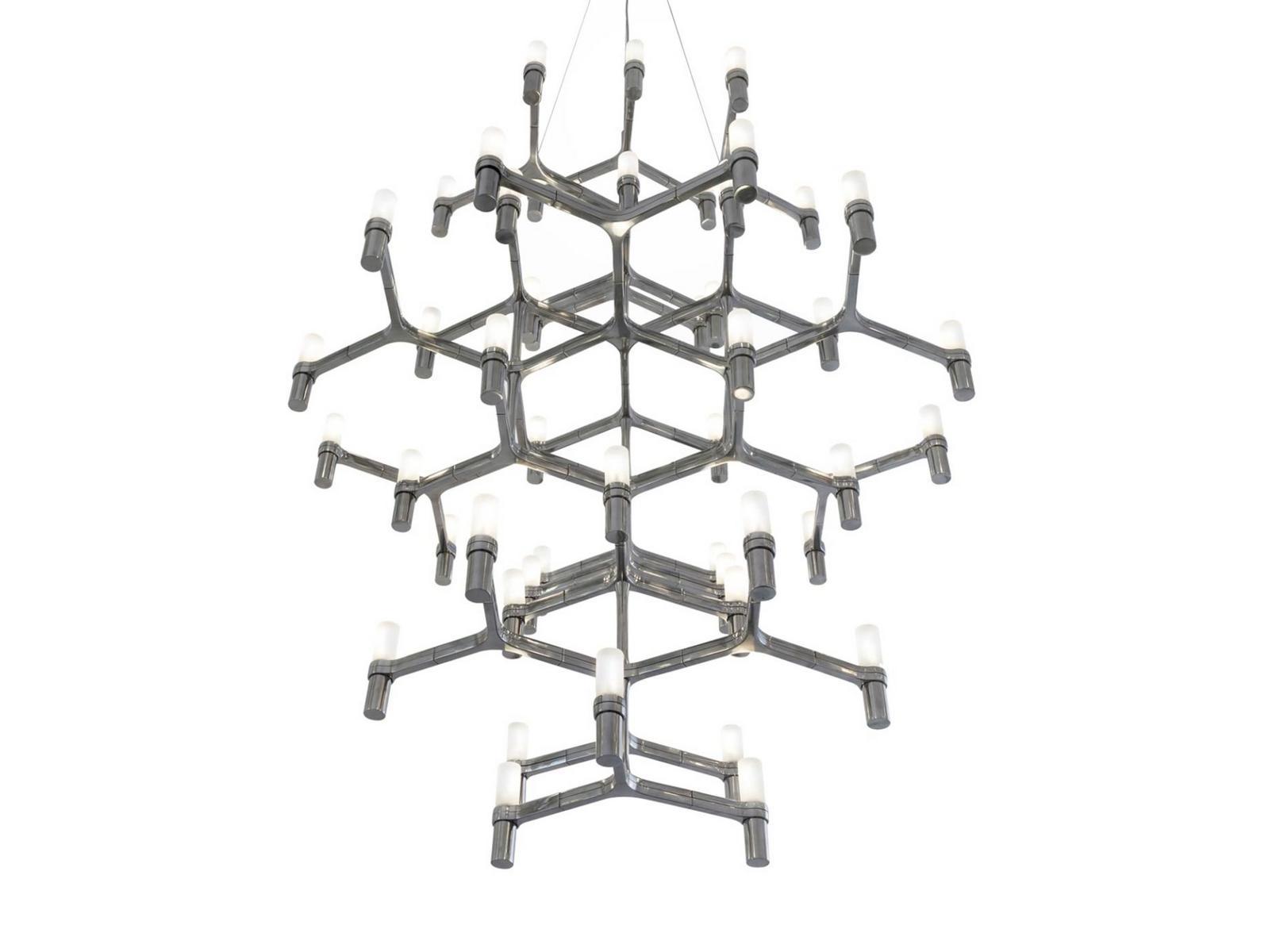 Die cast aluminium chandelier | Crown Summa by Nemo