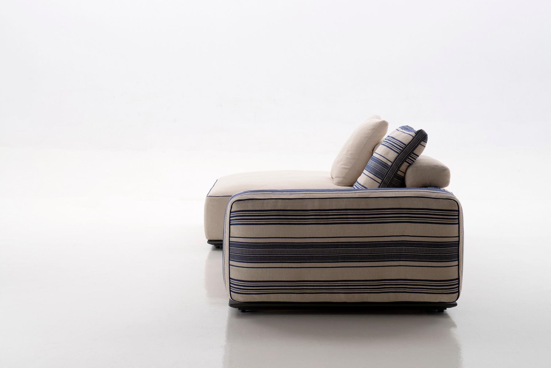 Sectional fabric garden sofa | Hybrid by B&B Italia