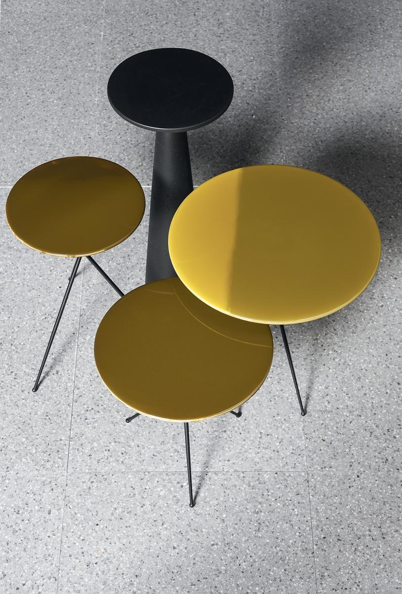 Round high side table | Jove by Baxter
