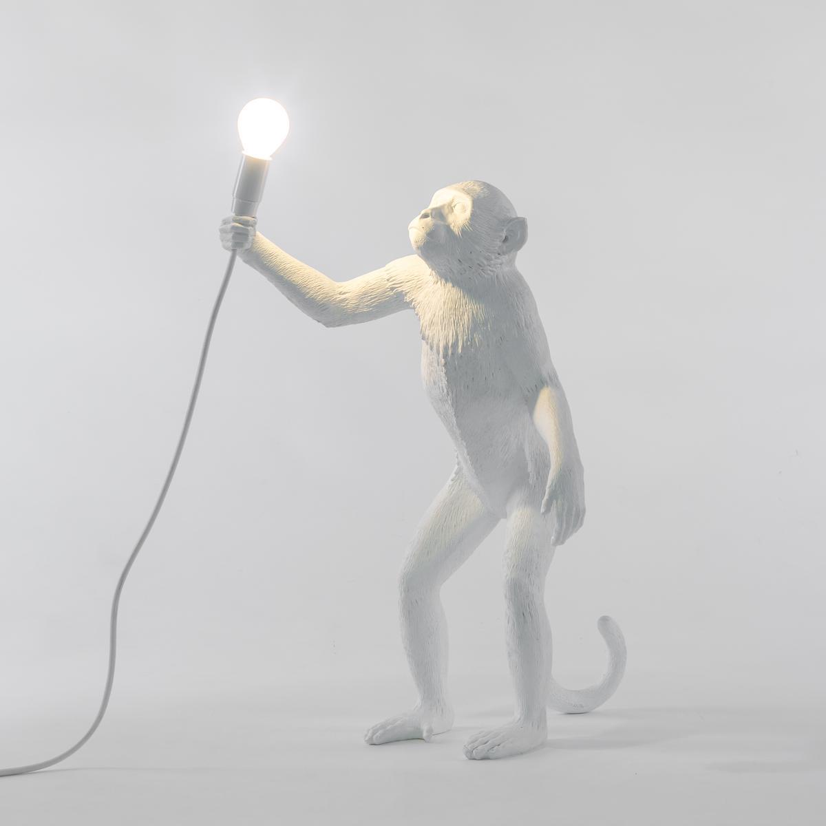 LED resin table lamp | The Monkey Lamp Standing by Seletti