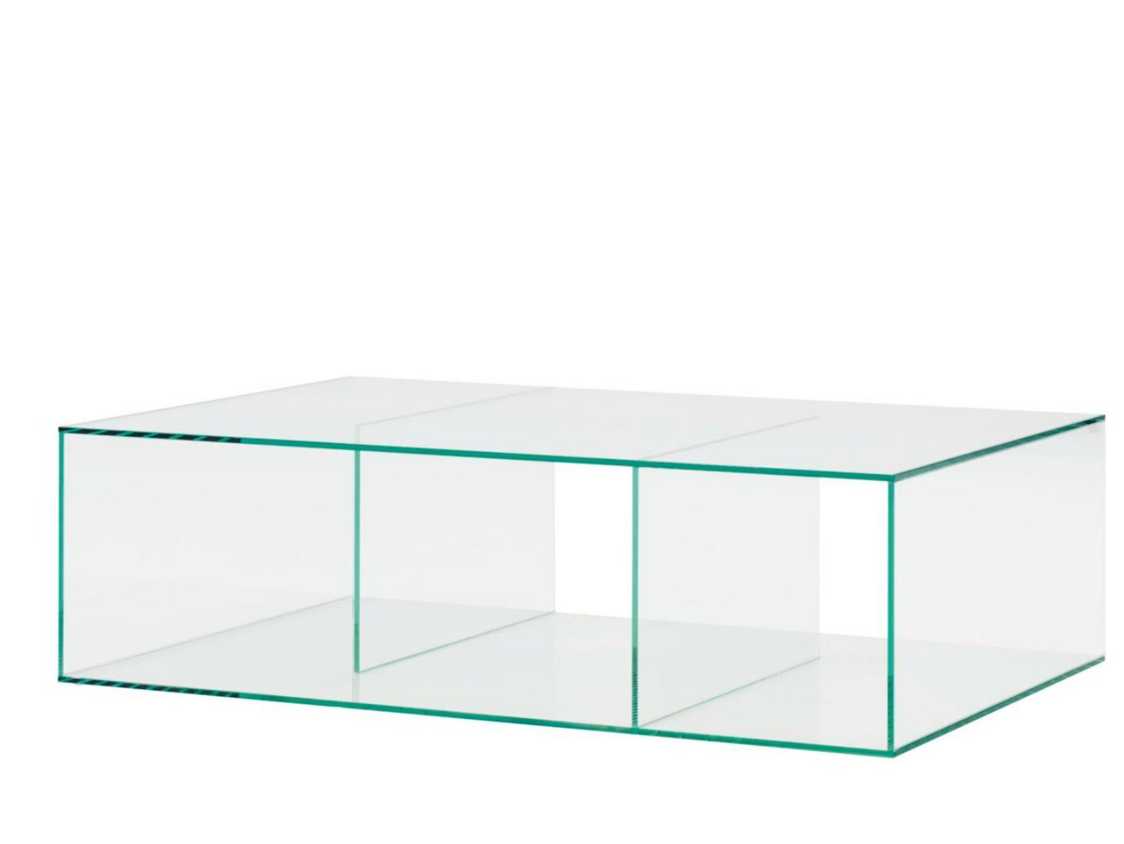 Low rectangular glass coffee table | Saldo by Ligne Roset