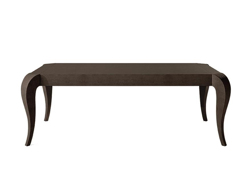 Extending rectangular solid wood dining table | Marilyn by Martini interiors