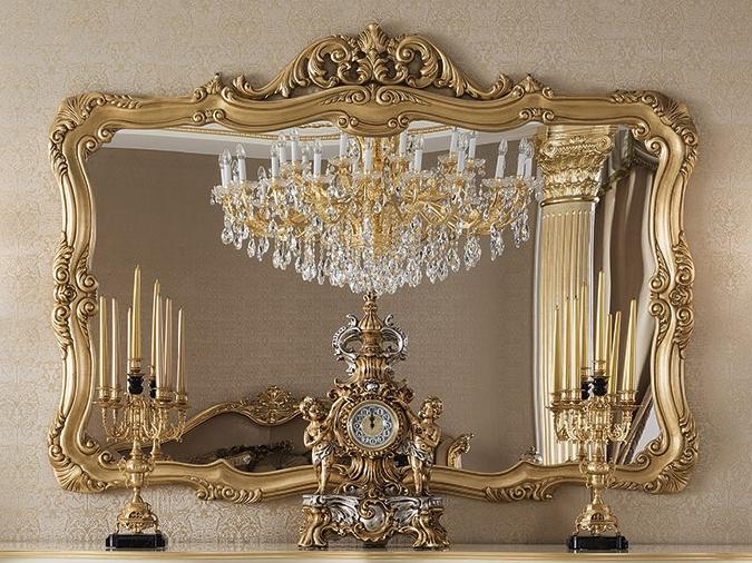 Rectangular wall-mounted mirror | 14677 by Modenese Gastone