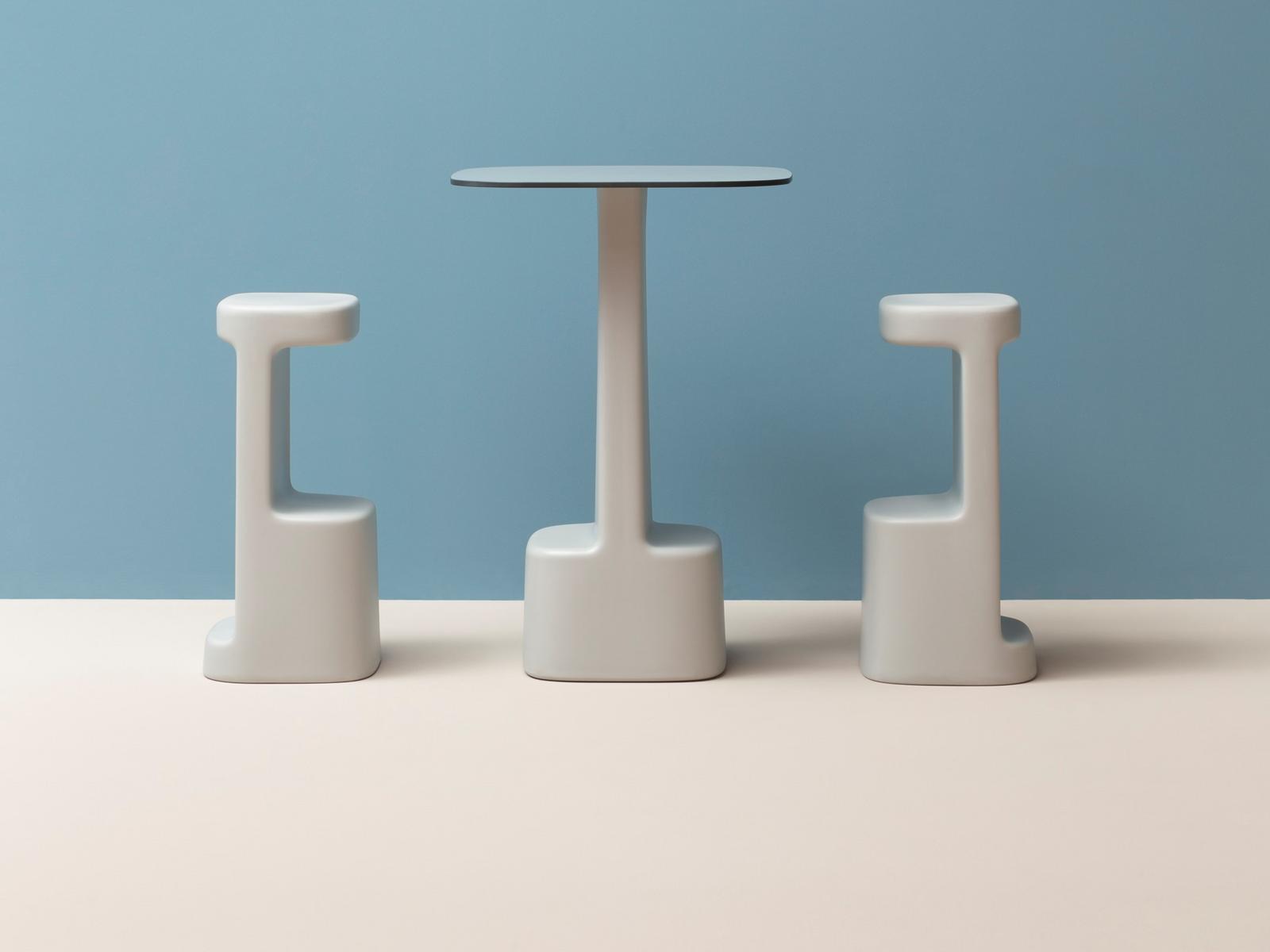 Polyethylene stool | Serif by Pedrali
