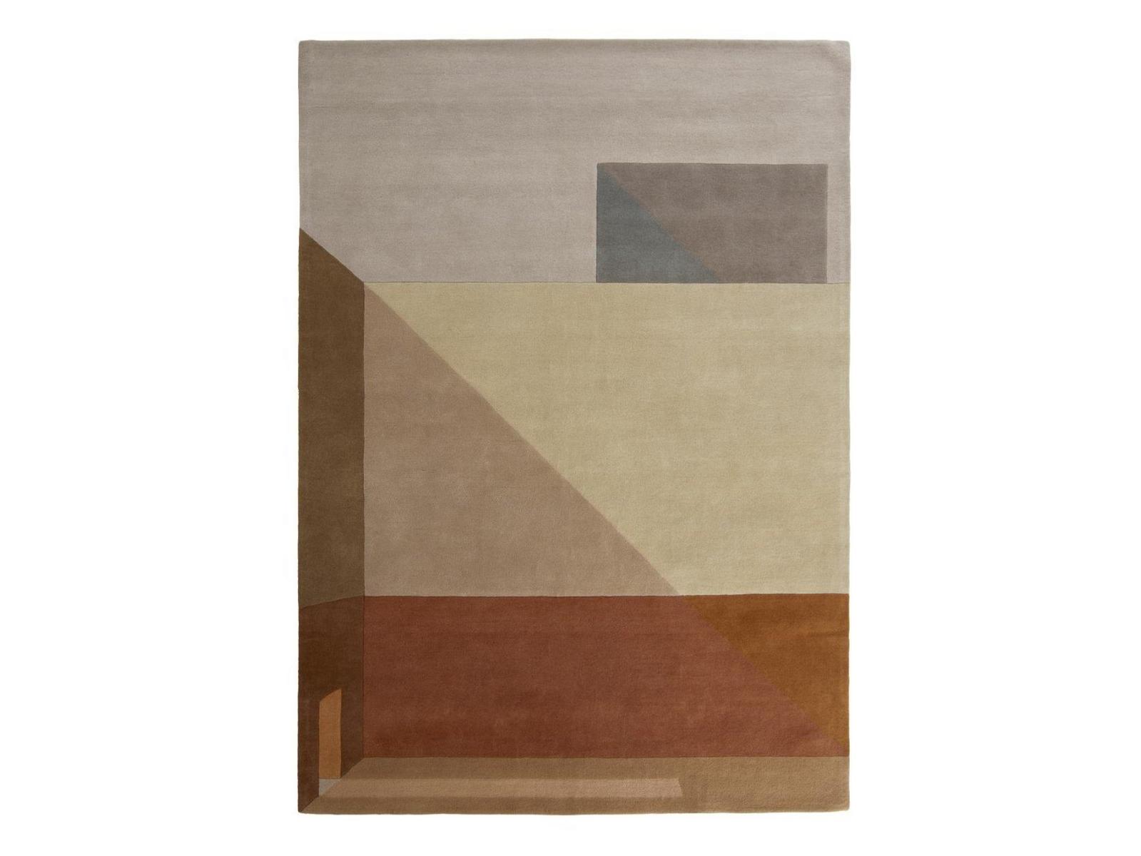 Patterned rectangular wool rug | Agosto by Ligne Roset
