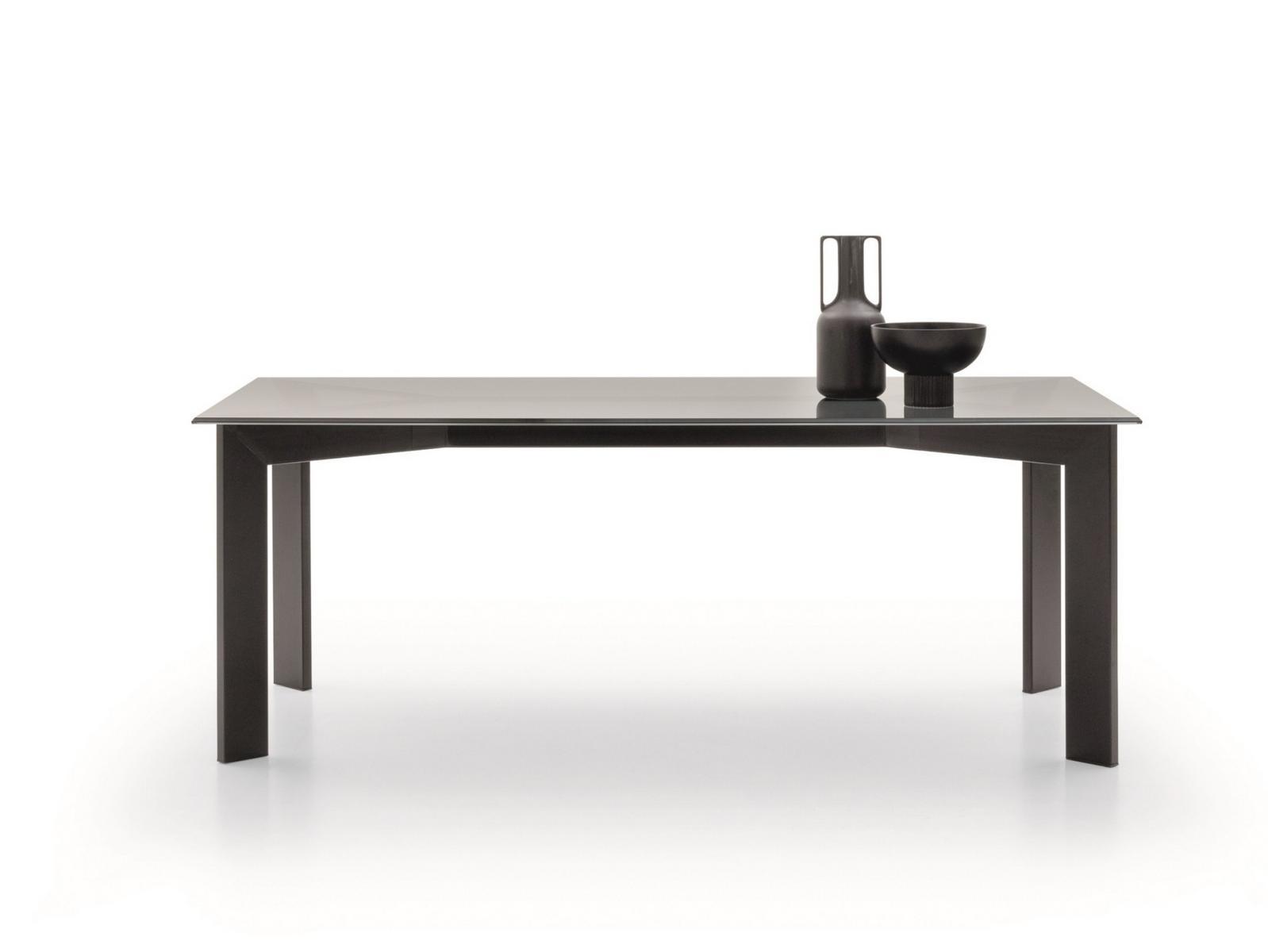 Rectangular glass table | Frame by Ditre Italia
