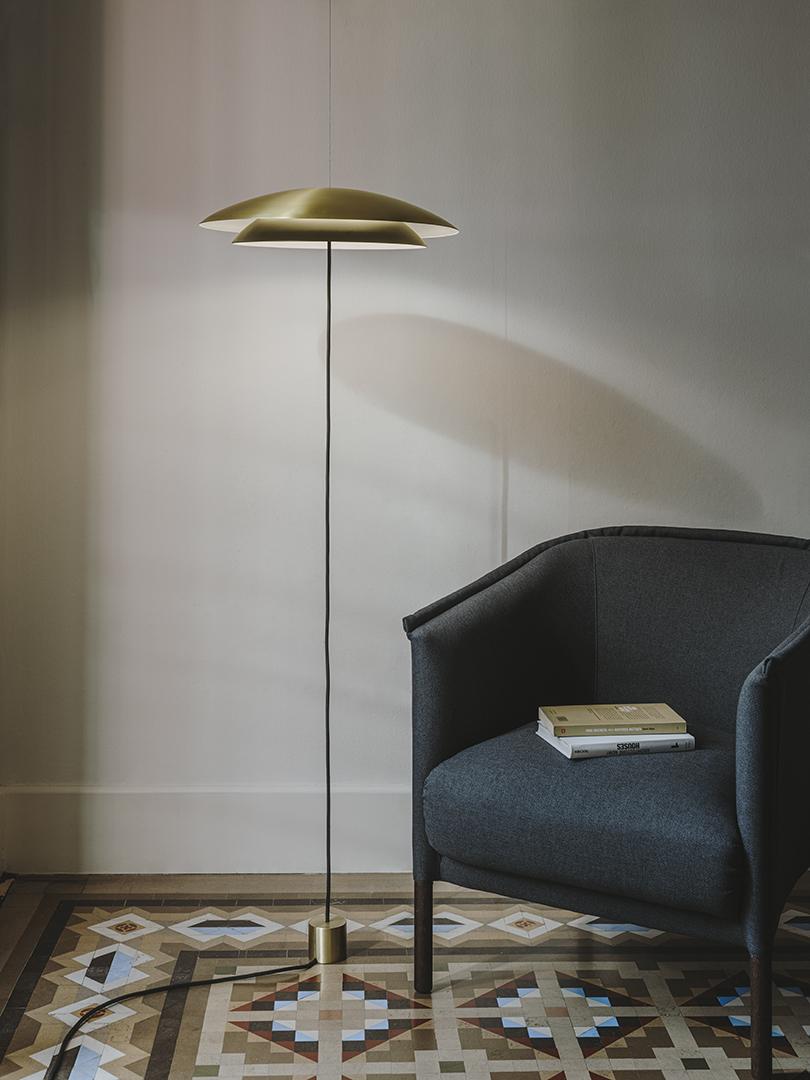 LED steel floor lamp | Noway by Leds C4