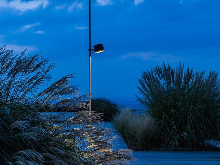 LED adjustable metal floor lamp | Bubka by Davide Groppi