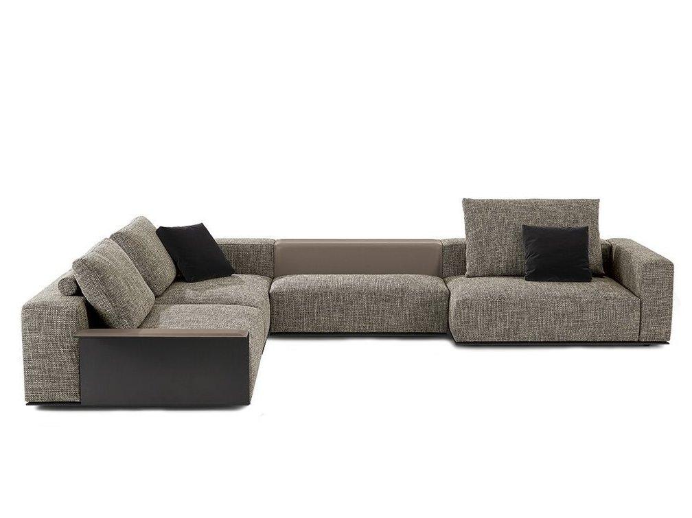 Sectional fabric sofa | Westside by Poliform