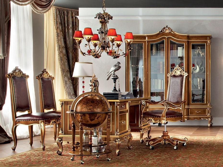 Executive chair with 5-spoke base with castors | 12501 by Modenese Gastone