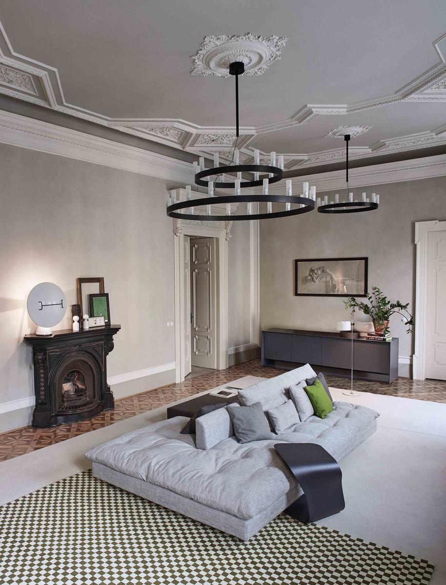 3 seater fabric sofa | Avarit by Bonaldo