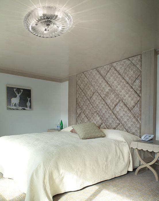 Crystal ceiling lamp | Novecento Pl by Vistosi