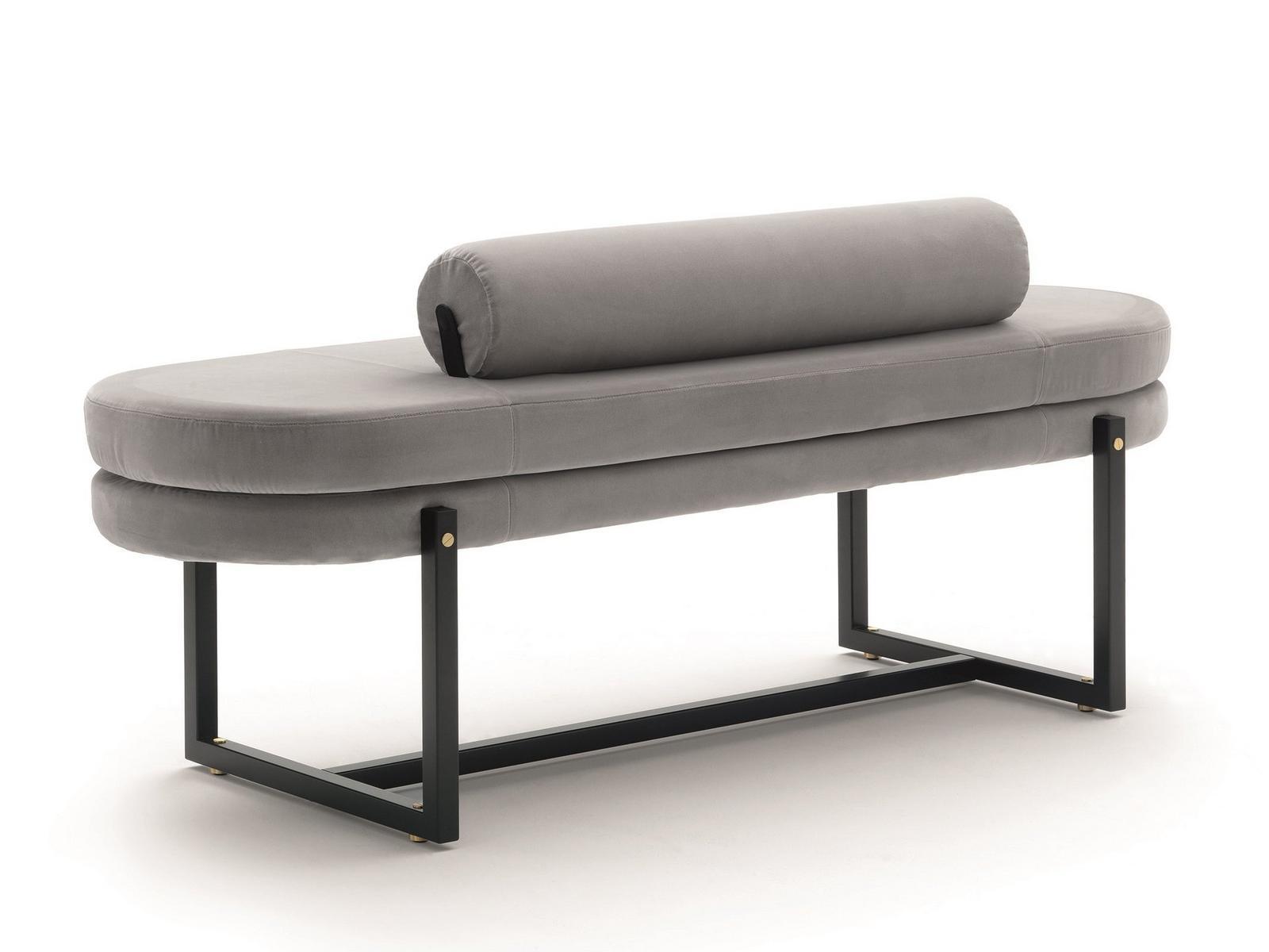 Upholstered fabric bench | Sigmund by Arflex
