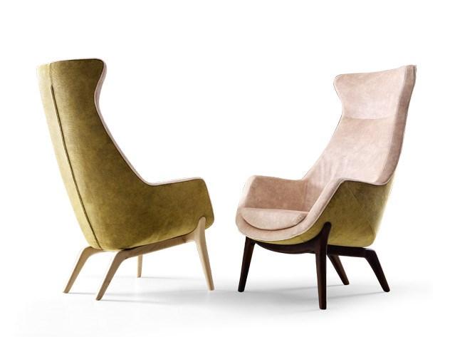 High-back armchair | Wilde by Grilli