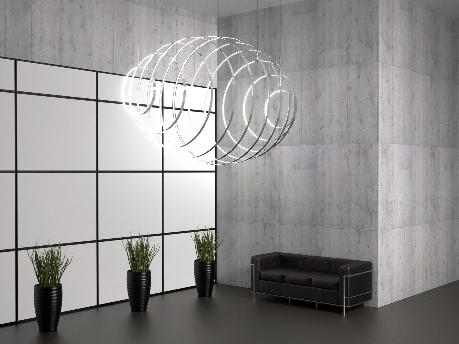 LED pendant lamp | Rings Verticale by Zava