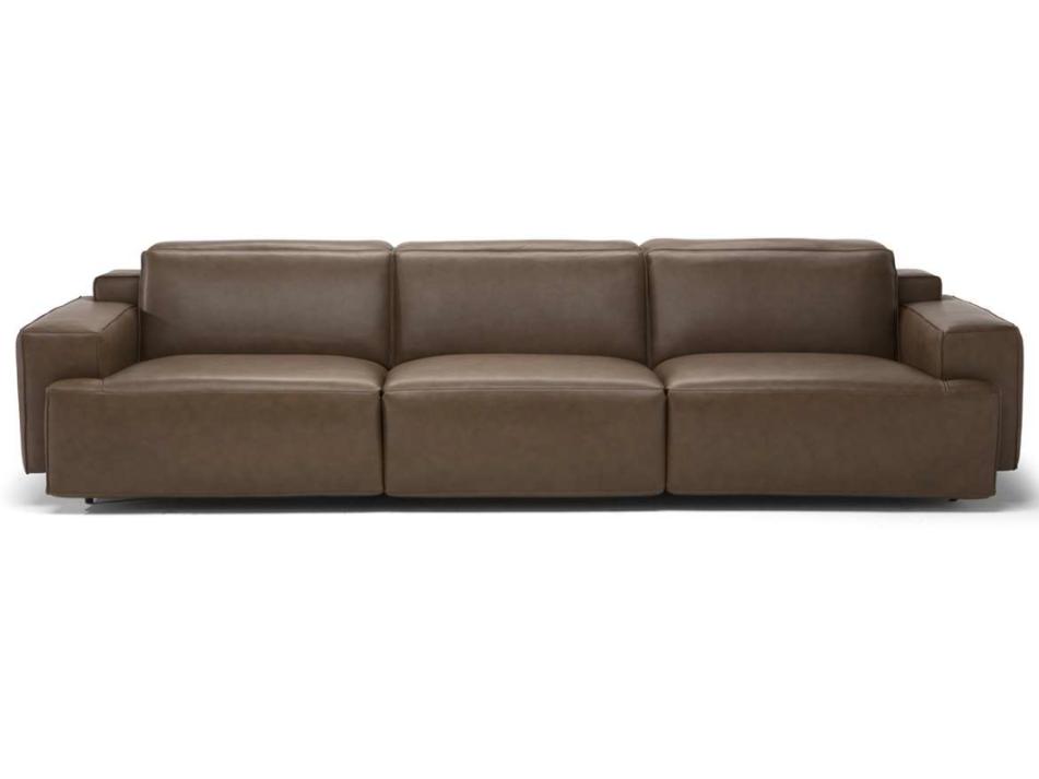 Contemporary style recliner leather sofa | Iago by Natuzzi Italia