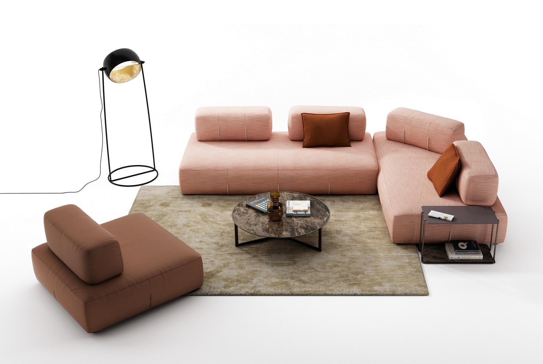 Sectional modular sofa | Bresso by Nicoline