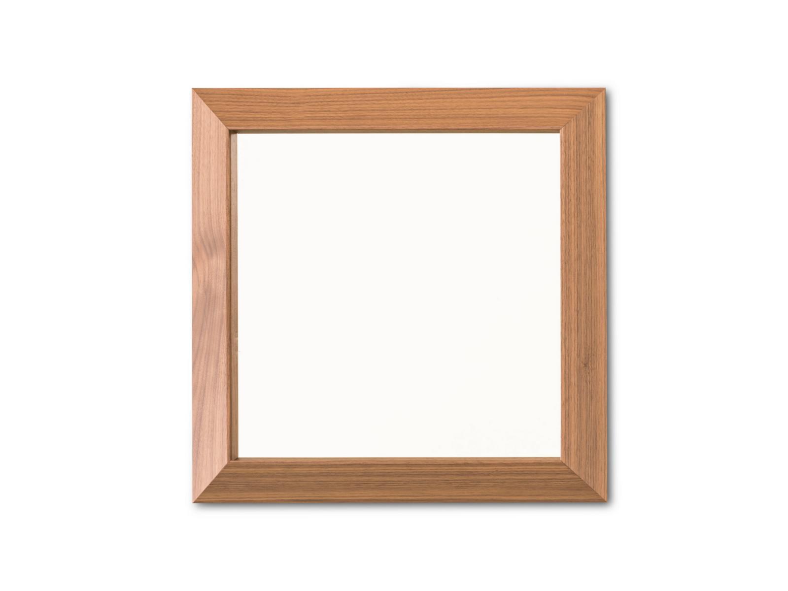 Square wall-mounted framed mirror | Quadro by Riflessi