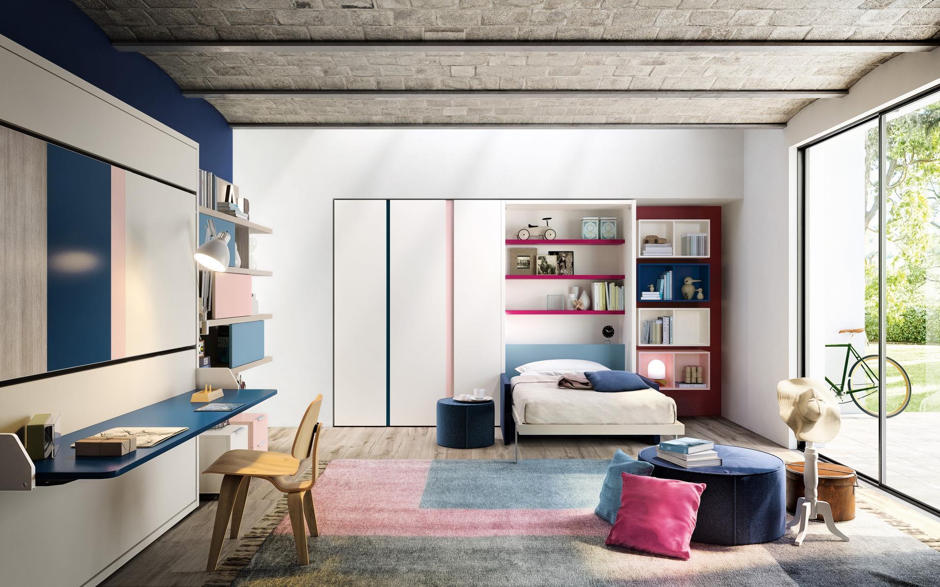 Convertible 2 seater sofa | Altea Book 120 Sofa by CLEI