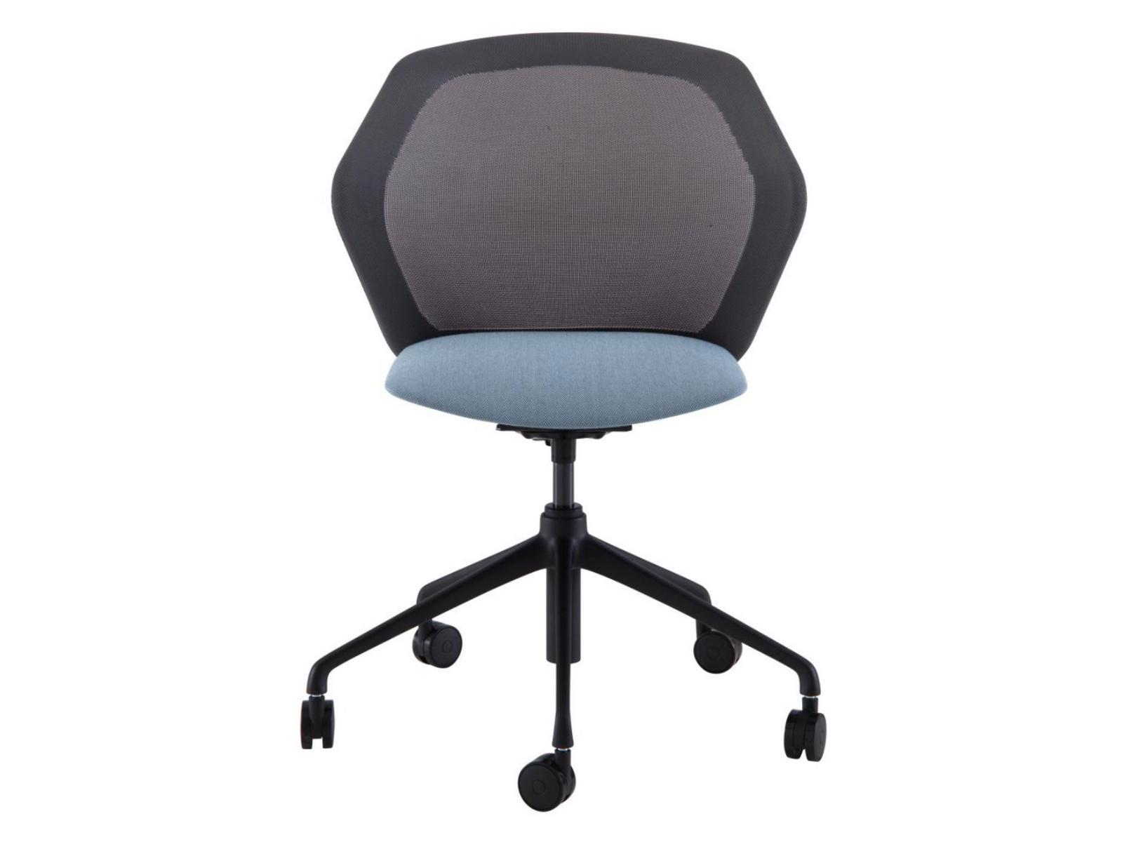 Swivel fabric office chair with 5-Spoke base with castors | Piccione by Ligne Roset