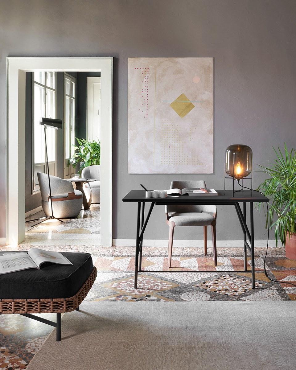 Rectangular wooden writing desk | Wood Y by Potocco