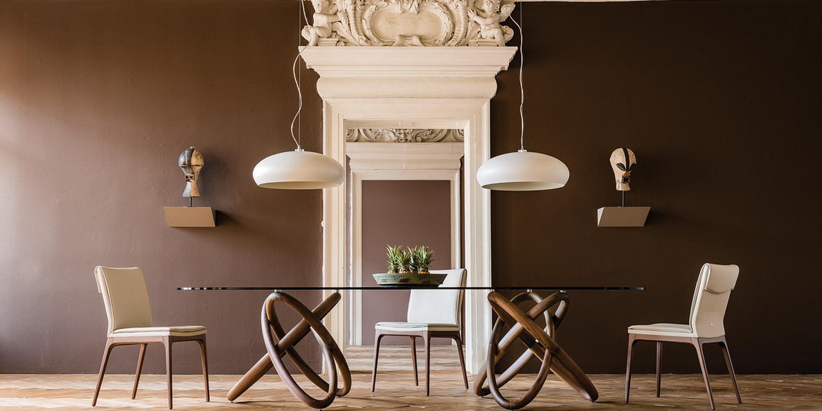 Round wood table | Carioca by Cattelan Italia